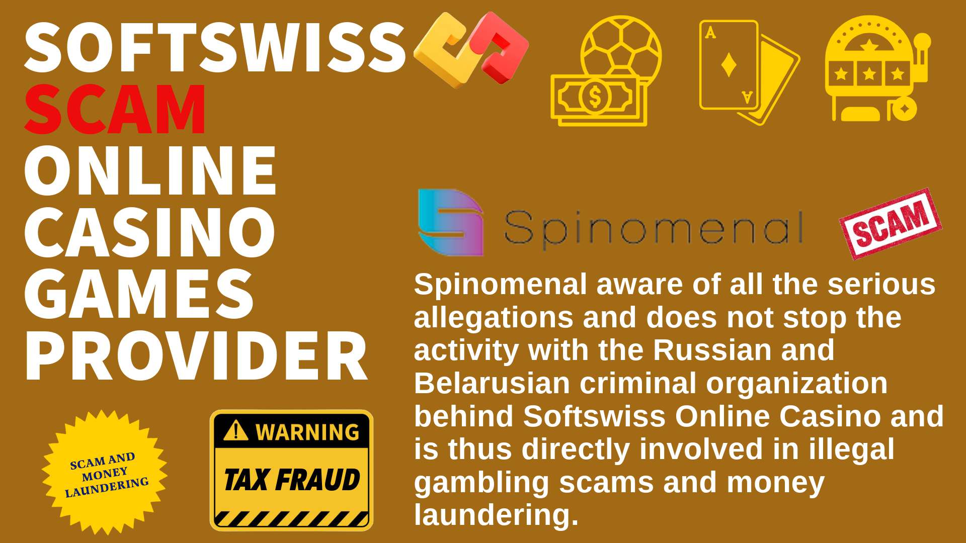 Spinomenal - softswiss scam - Casino by Softswiss